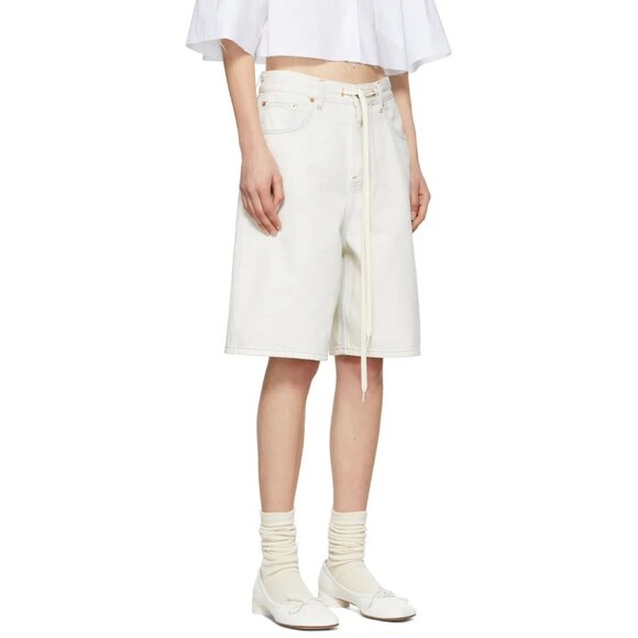 NWOT MM6 Maison Margiela Oversized Denim Shorts, IT 44 / US 30 - Picture 3 of 9